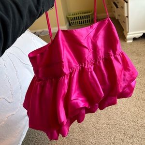 Pink Poofy Top! NWT